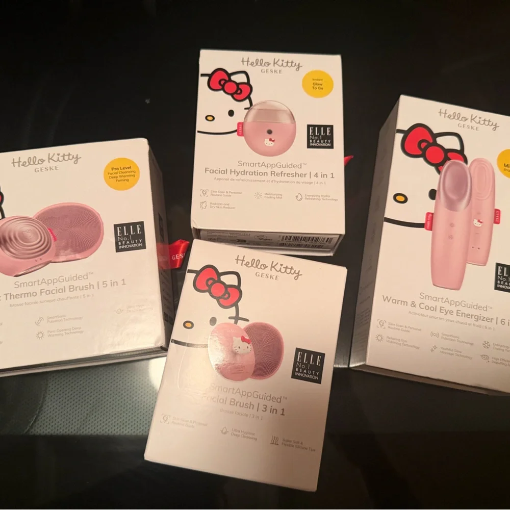 Hello Kitty Geske skincare items